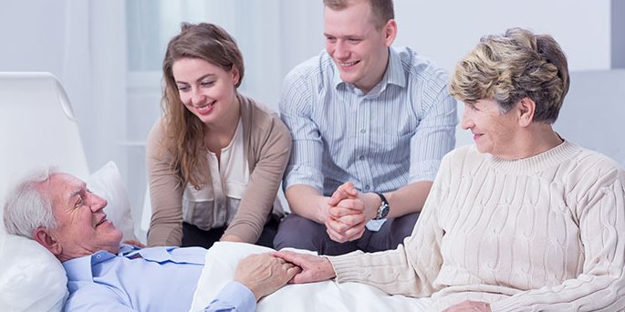 Sanctity of life - family at bedside image