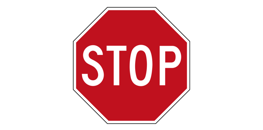 Sanctity of life - Stop sign image